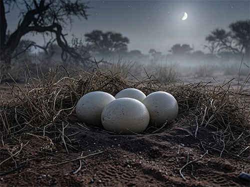 Страусиные яйца