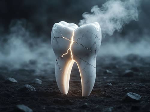 Треснувший зуб