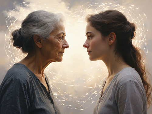 Видеть себя молодой