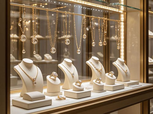 Витрина ювелирного магазина