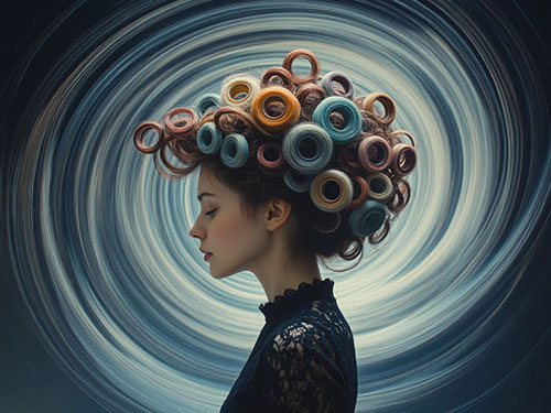 Завивать волосы