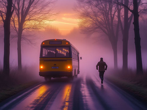 Догонять уезжающий автобус