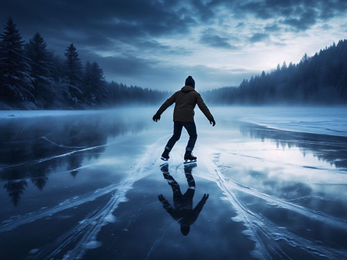 Кататься на льду взрослому