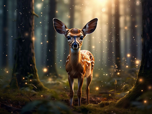 Маленький олененок