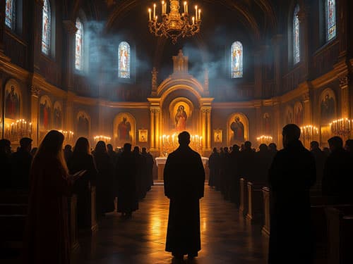 Служба в церкви