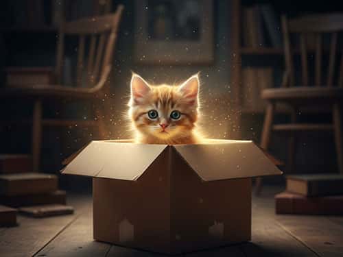 Найти маленького котенка