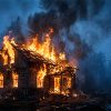 Пожар в доме