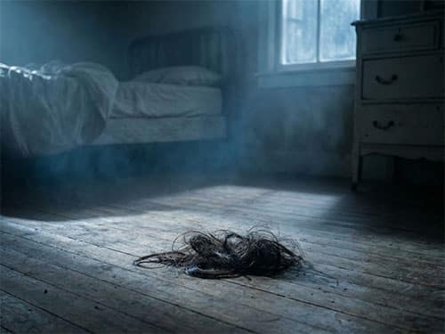 Волосы на полу в доме