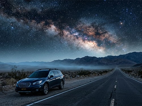 Машина на обочине