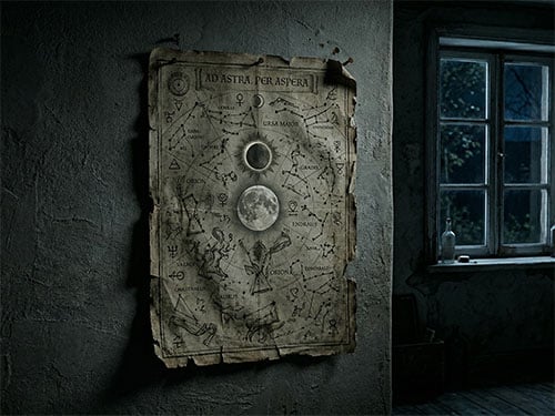 Плакат на стене