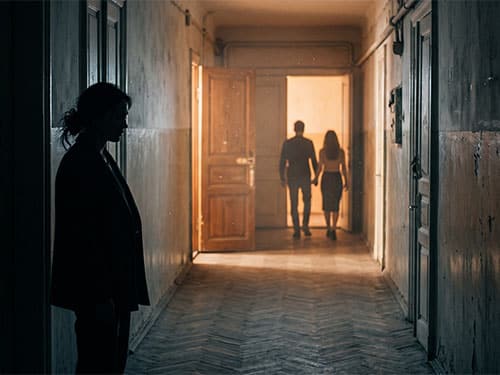 Бывший муж с другой женщиной