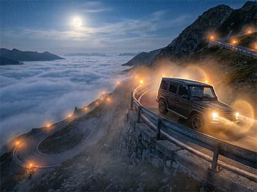 Ехать в гору на машине