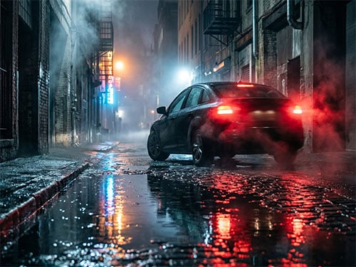 Ехать на машине задним ходом