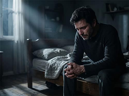 Плачущий муж