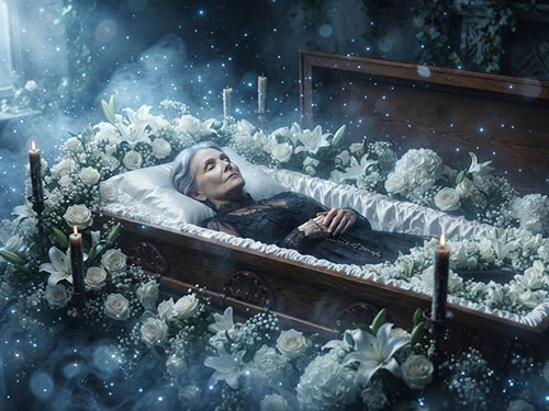 Покойник в гробу