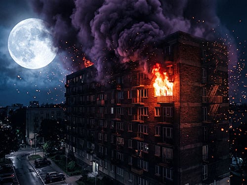 Пожар в квартире