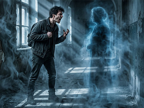 Ругаться с покойником