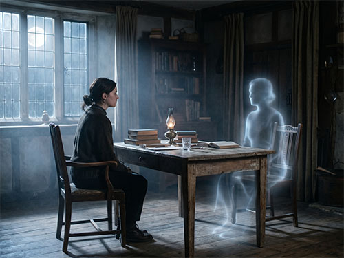 Сидеть за столом с покойником