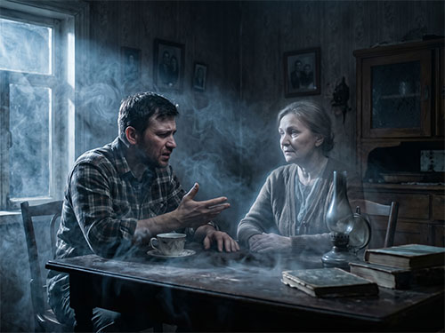 Ругаться с покойной мамой