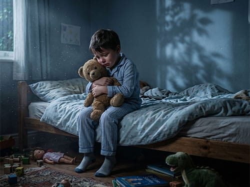 Плачущий сын