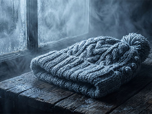 Вязаная шапка