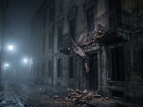 Балкон обвалился