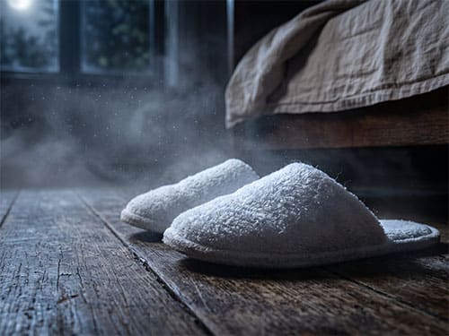 Белые тапочки